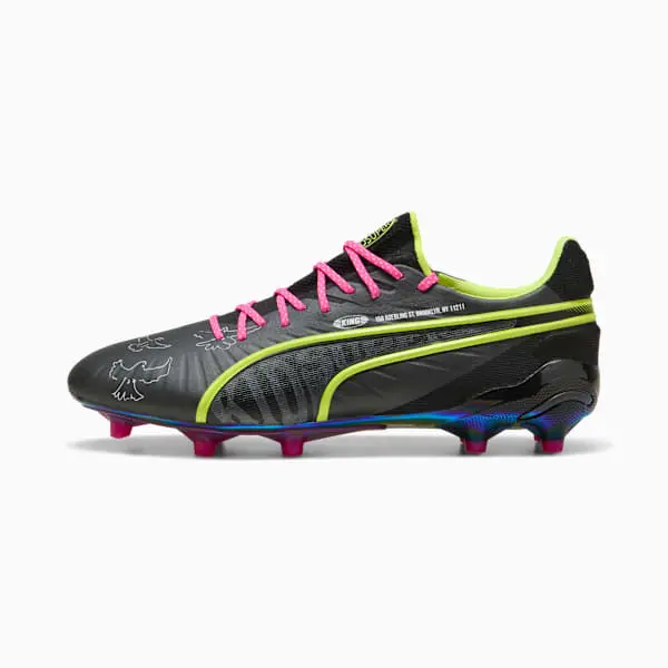 puma-king-ultimate-fgag-kidsuper-black-electric-lime-108437-01 Category | SUFC Jerseys & Football Gear